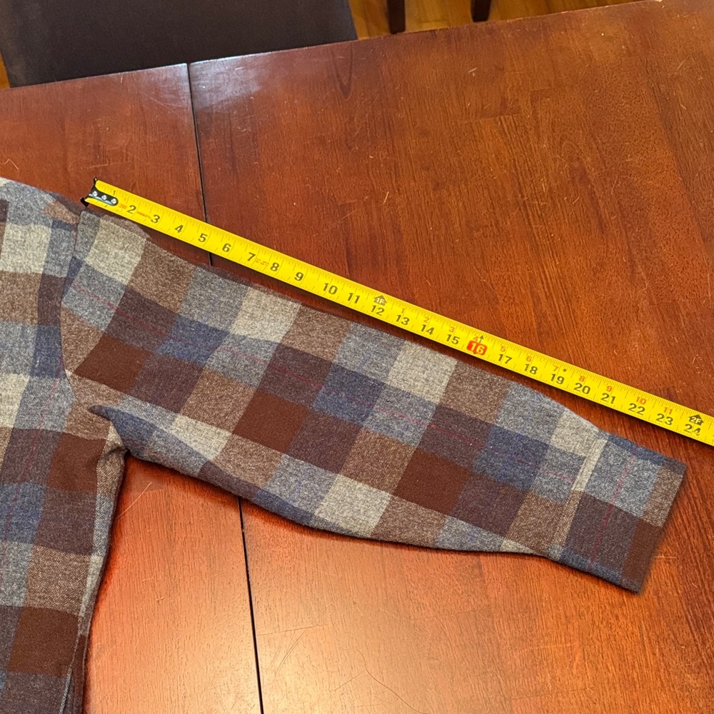 Shelter Bay by Arrow Wool Plaid lined Shacket Flannel Mens XL - Picture 6 of 9